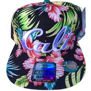 Hawaiian Tropical Cap With Cali Embroidery Name